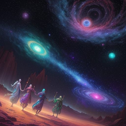 Cosmic Nexus Gathering of Esoteric Practitioners in Vibrant ...