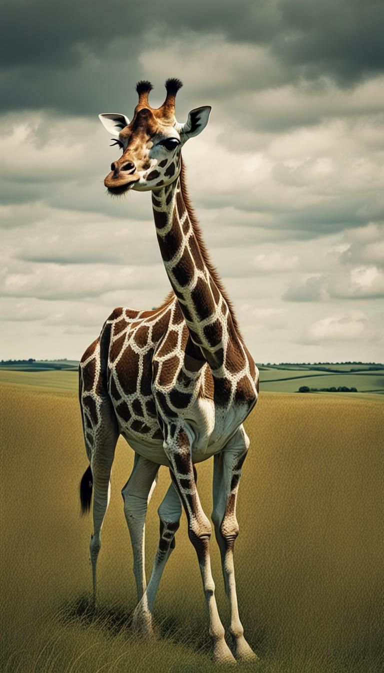 5 Legged Giraffe In Wiltshire