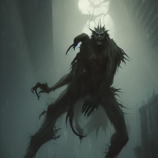 Sinister Leo Zodiac Art by Greg Rutkowski