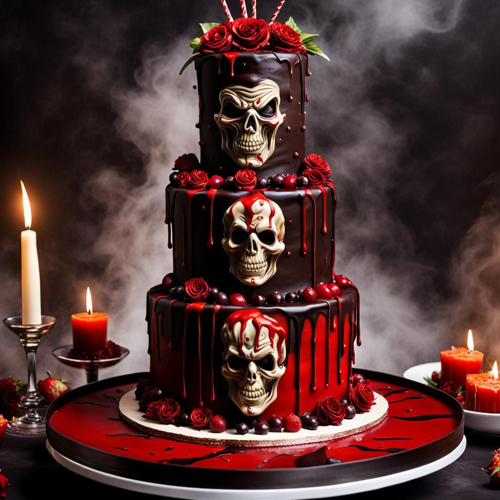 Freddy Krueger Cuts a Creepy Wedding Cake