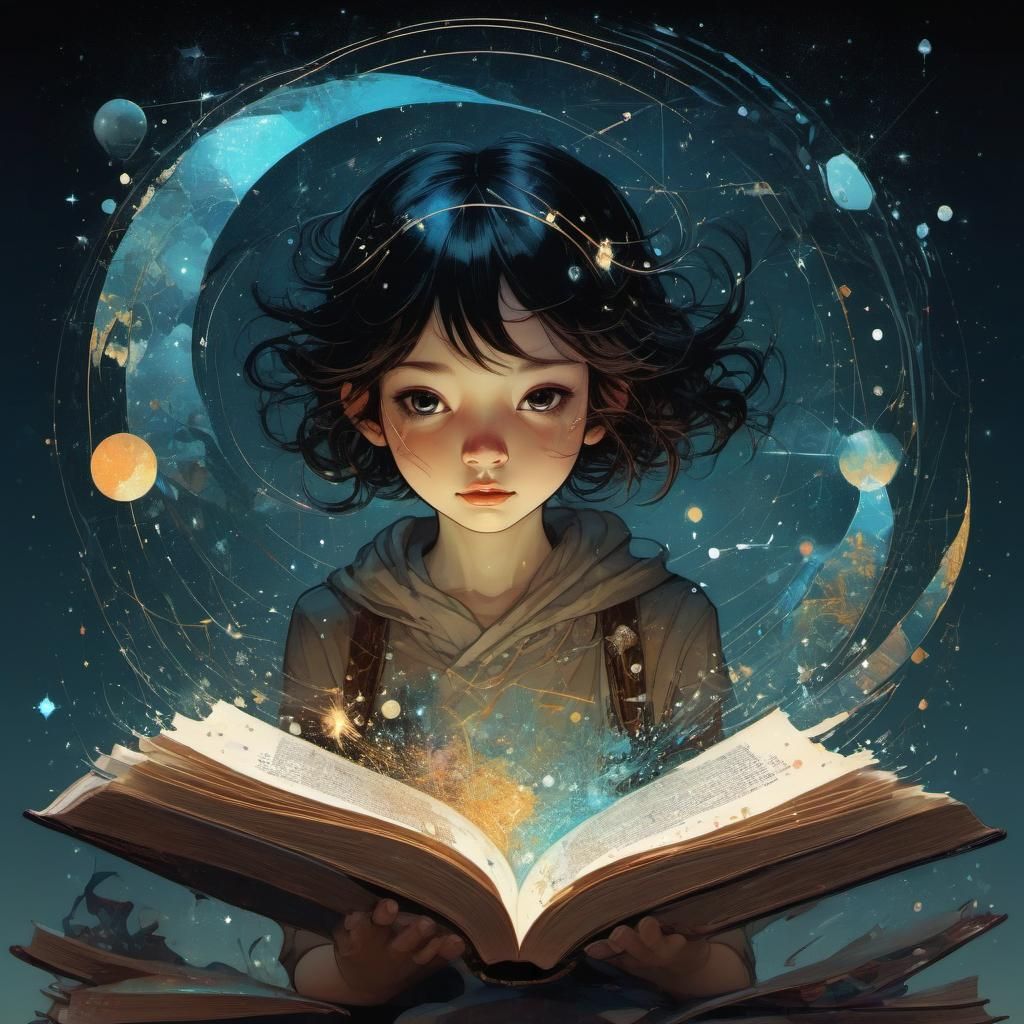 Constellation Book of Dreams in Anime Style