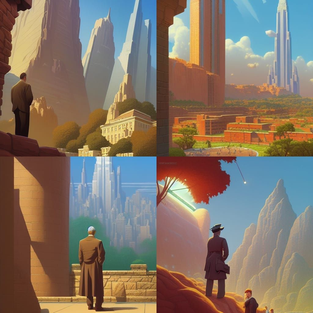 Iconic Leader: Matte Painting Inspired by Hildebrandt