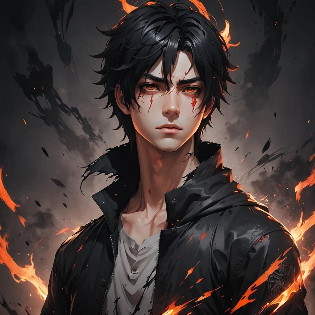 Dark Visionary in Anime Aesthetic