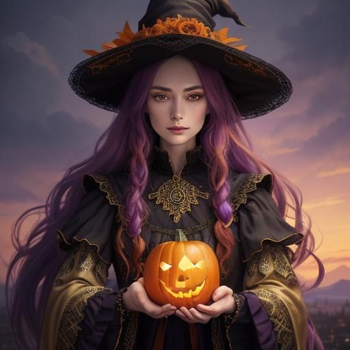 Fairy Witch Goddess Casting Spells in Hyperrealistic Art