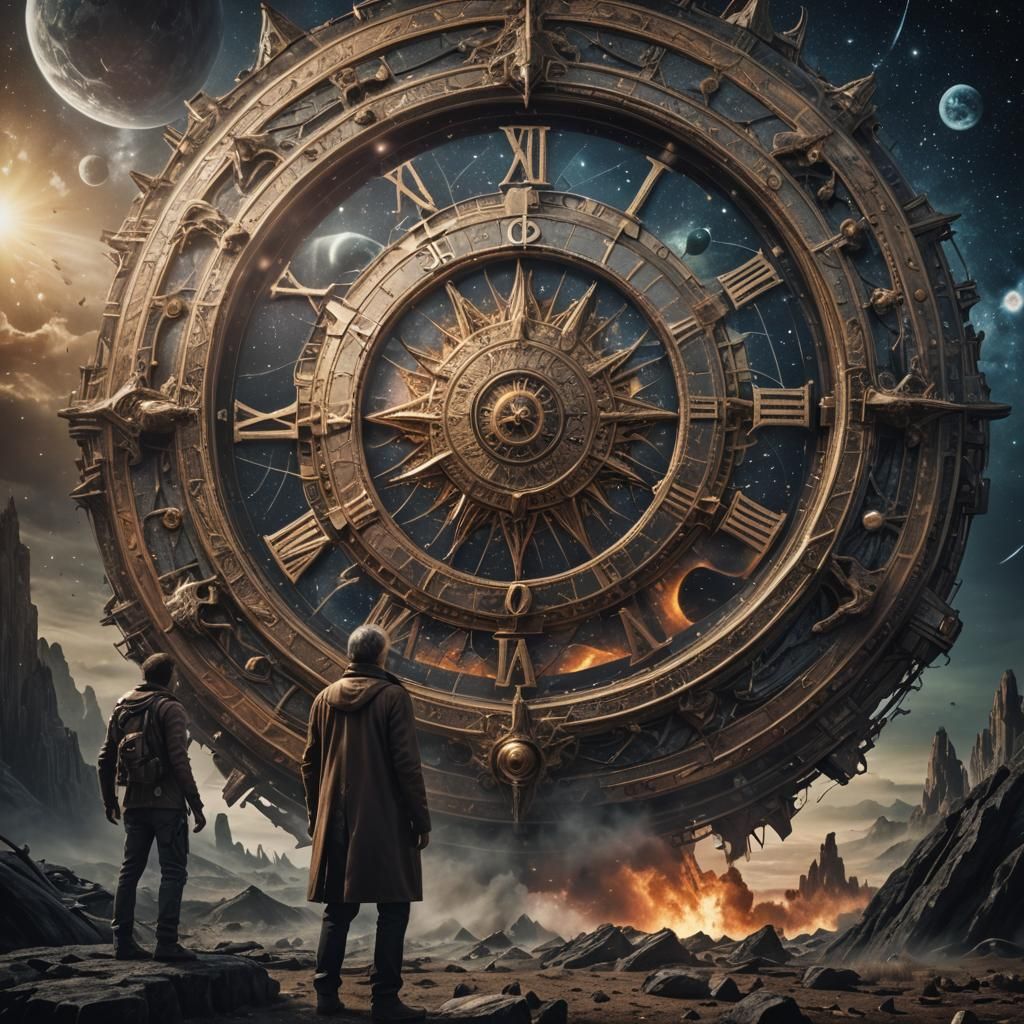 Cosmic Man Emerges: A Hyperrealistic Galaxy Fantasy