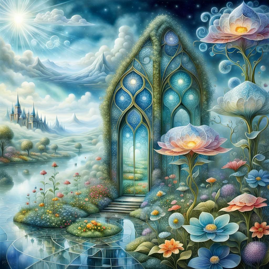 fantasy elven garden