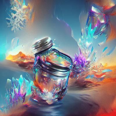 Crystals in a Jar: A Colorful Collection