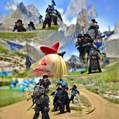 Stylized Fantasy Game Logo with Glowing Effects