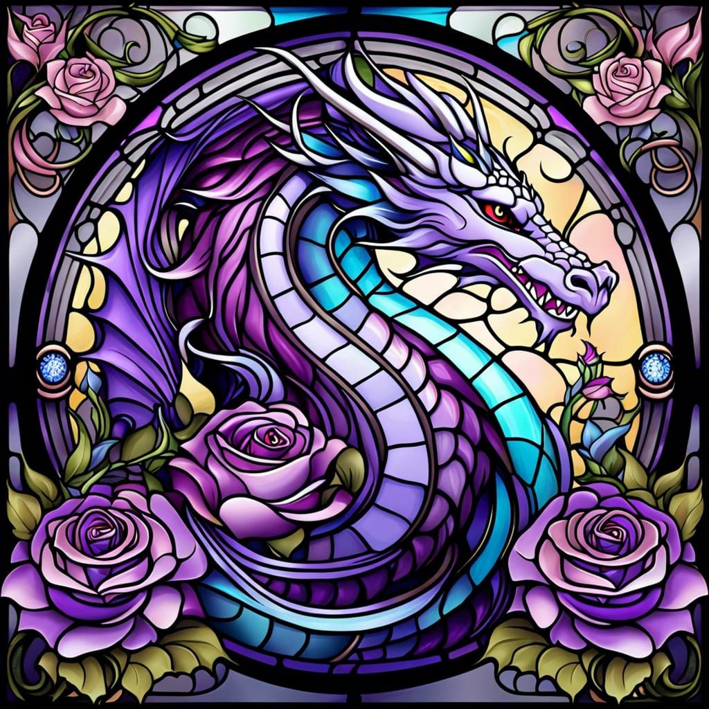 Stained Glass Dragon
