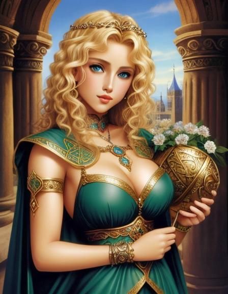 Ancient Celtic Queen Gina