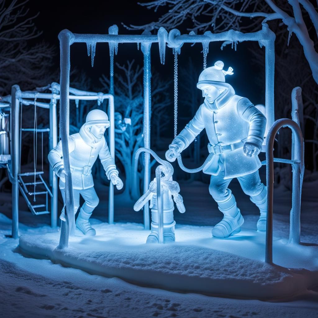 Ice sculptures