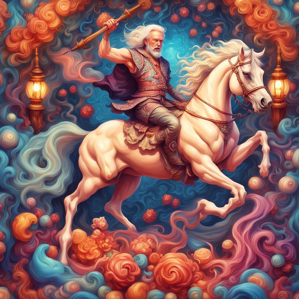 Death Rides: Kaleidoscopic Arts and Crafts Candy Art