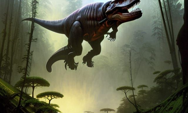 Tyrannosaurus Rex: A Dark Fantasy Masterpiece