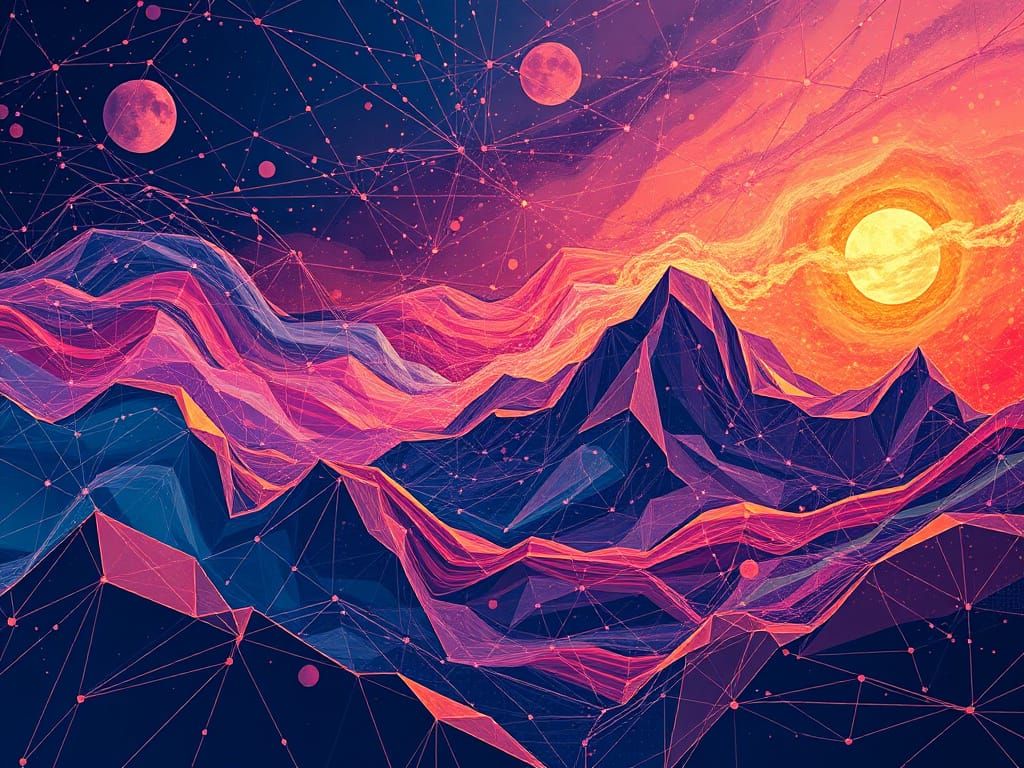 Abstract Generative Art Piece