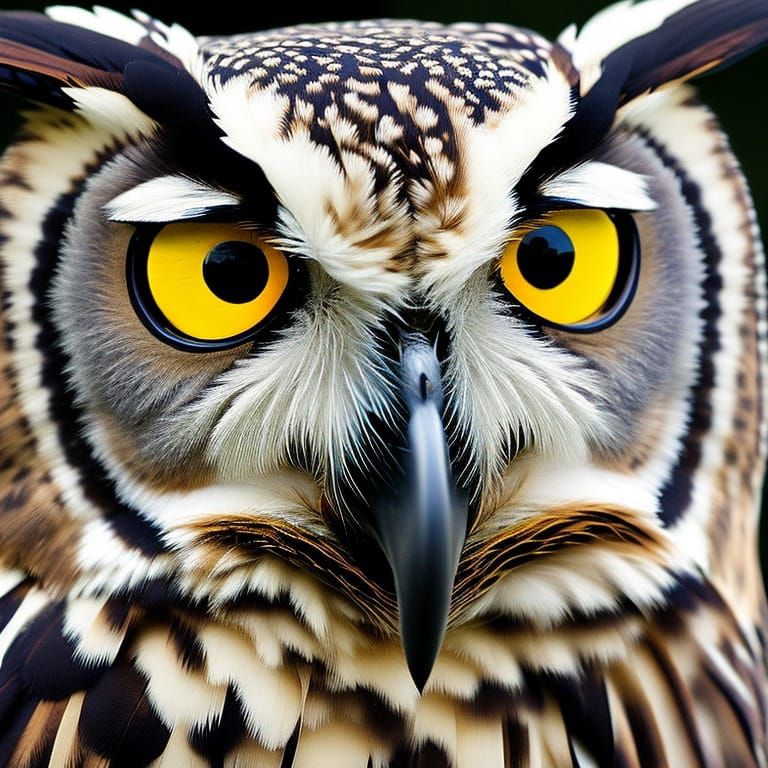 Majestic Owl Portrait