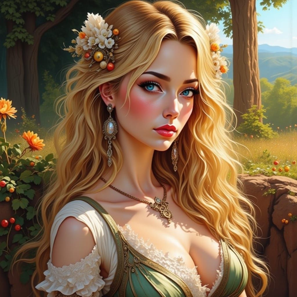 Surreal Portrait Blending Seascape and Figure