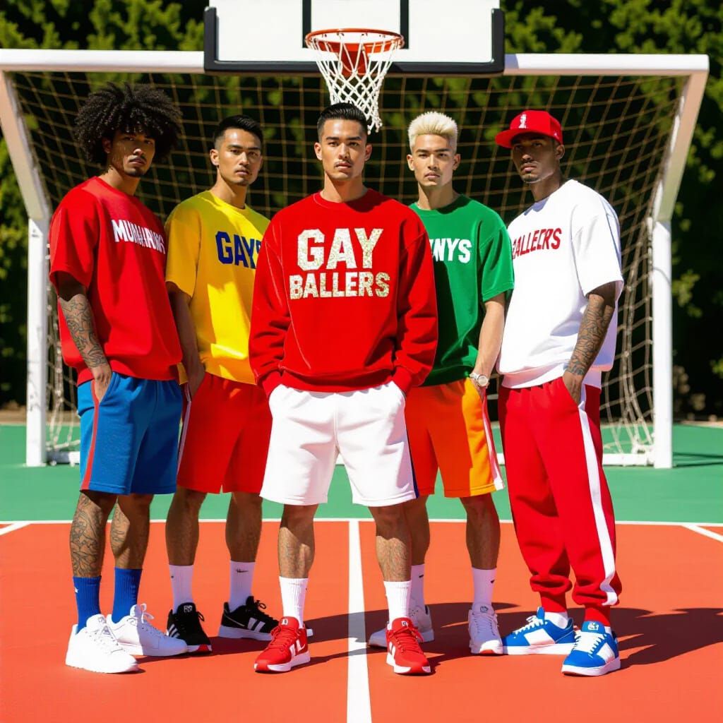 Basketbal - Gay Ballers Boyband