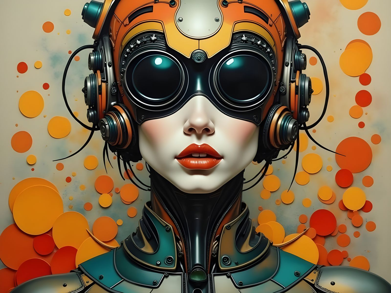 Exotic Woman with Kind Eyes and Gentle Smile