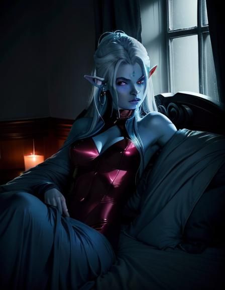 Frail Demon Lich in Dreamlike Cinematic Realism