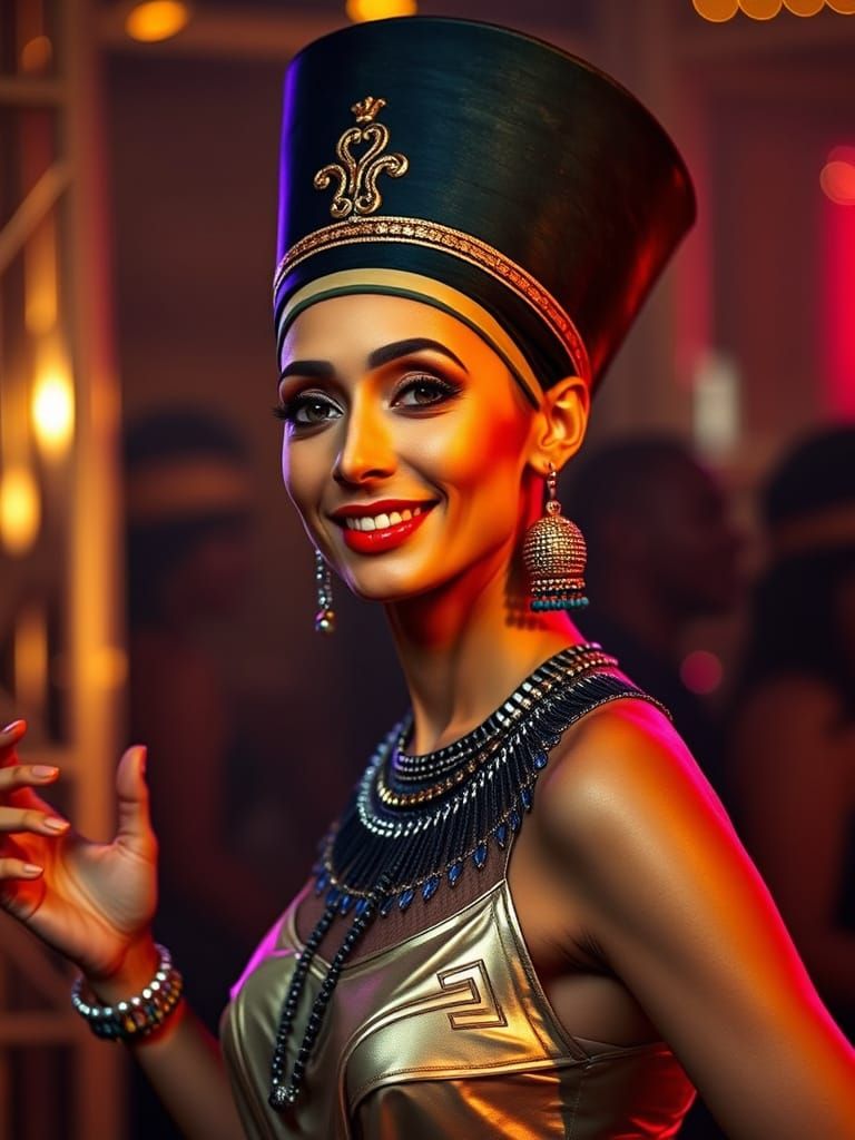 Nefertiti Dancing Like an Egyptian