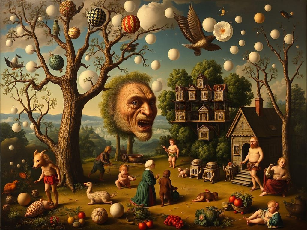 Absurd Fantasies in Breugel Style