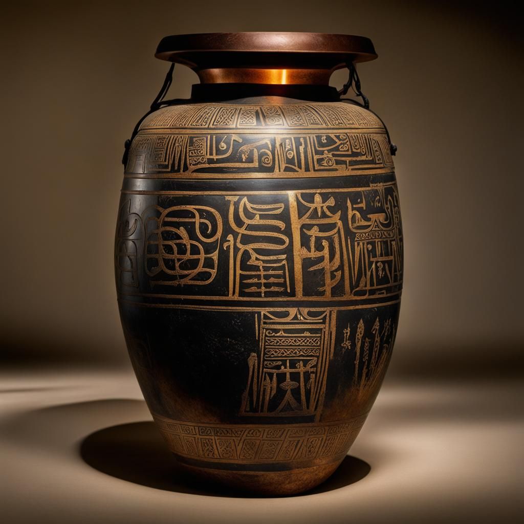 Ornate Baghdad Battery Replica in UHD