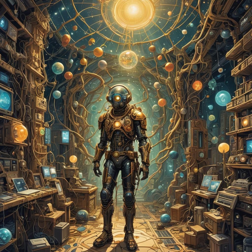 Cybernetic Hero Delivers Synchromystic Significance