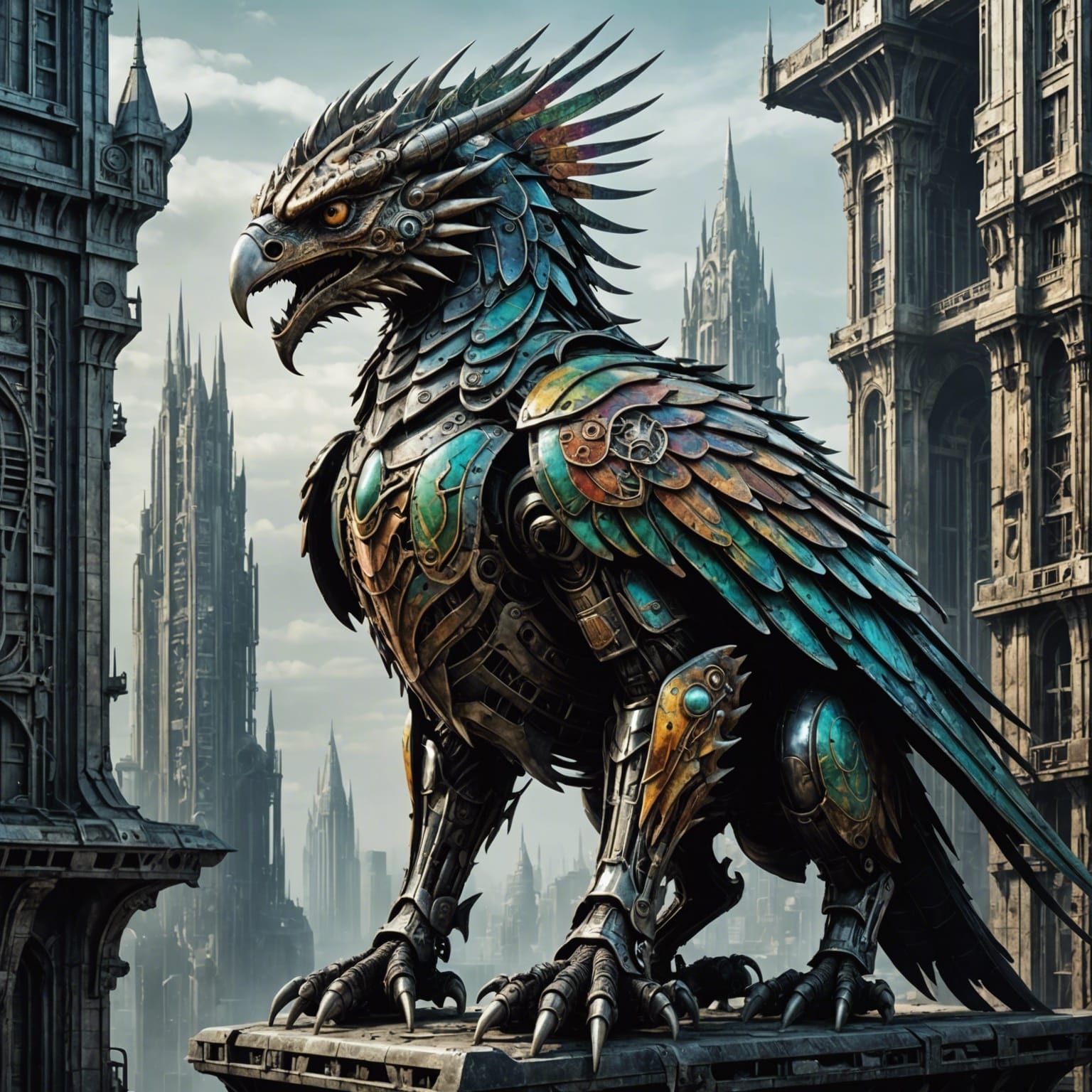 Gleaming Guardian Gryphon