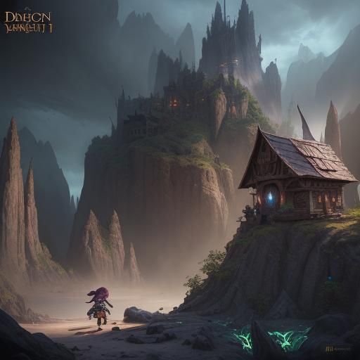 Detailed Halfling Child Fantasy Concept Art