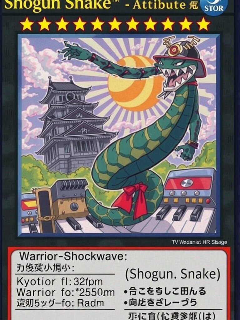 Samurai Snake Serenades Kyoto Castle