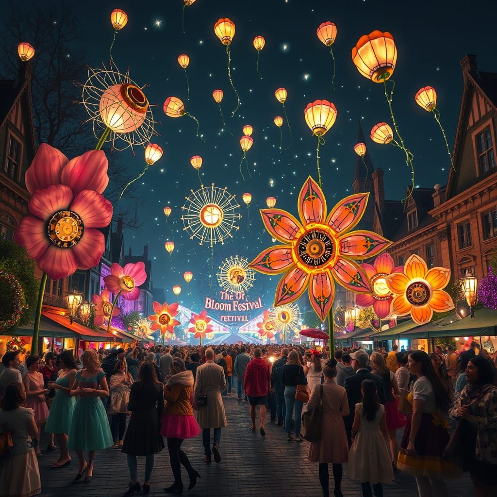 Great Bloom Festival: Clockwork Flowers in Steampunk Celebra...