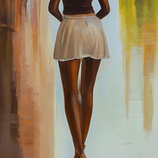 Full body portrait of a Beautiful ebony girl :: beautiful ba...