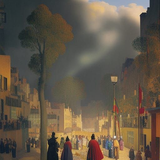 Surreal Dream: Watercolor Poem in Magritte Dali Style