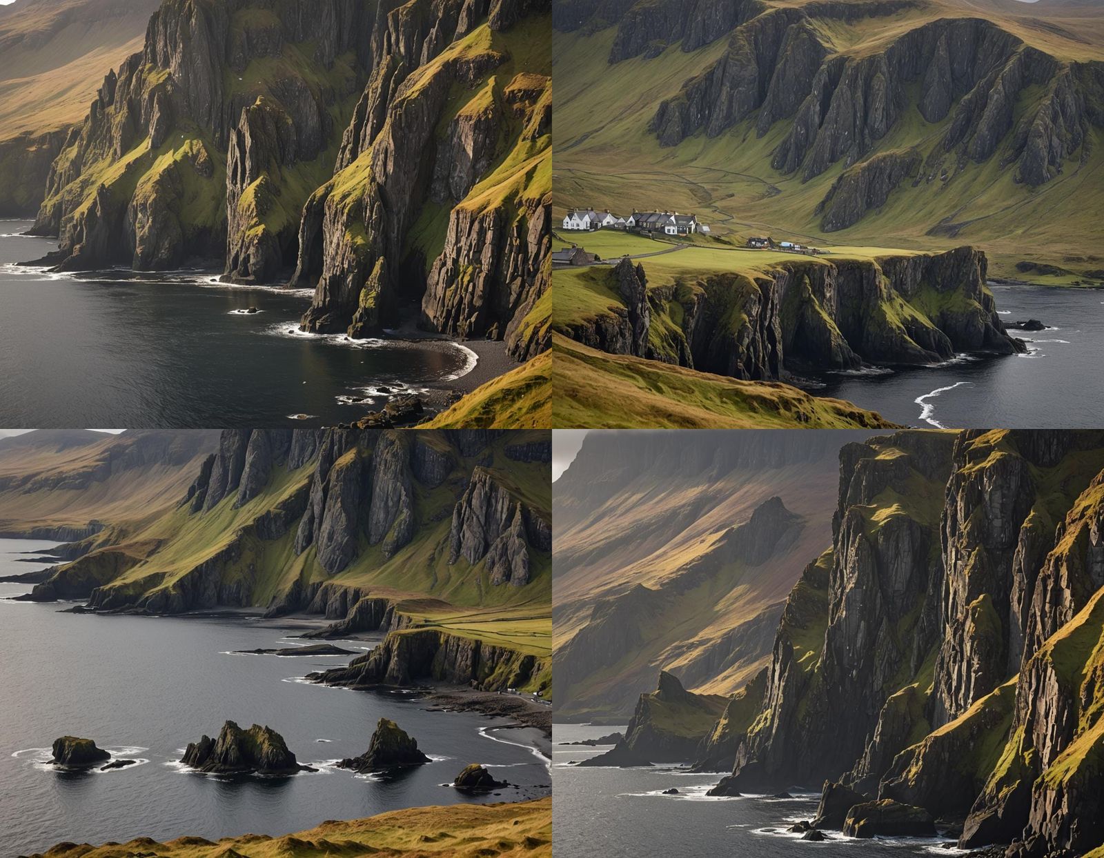 Isle of Skye: Dramatic Coastline at Sunset