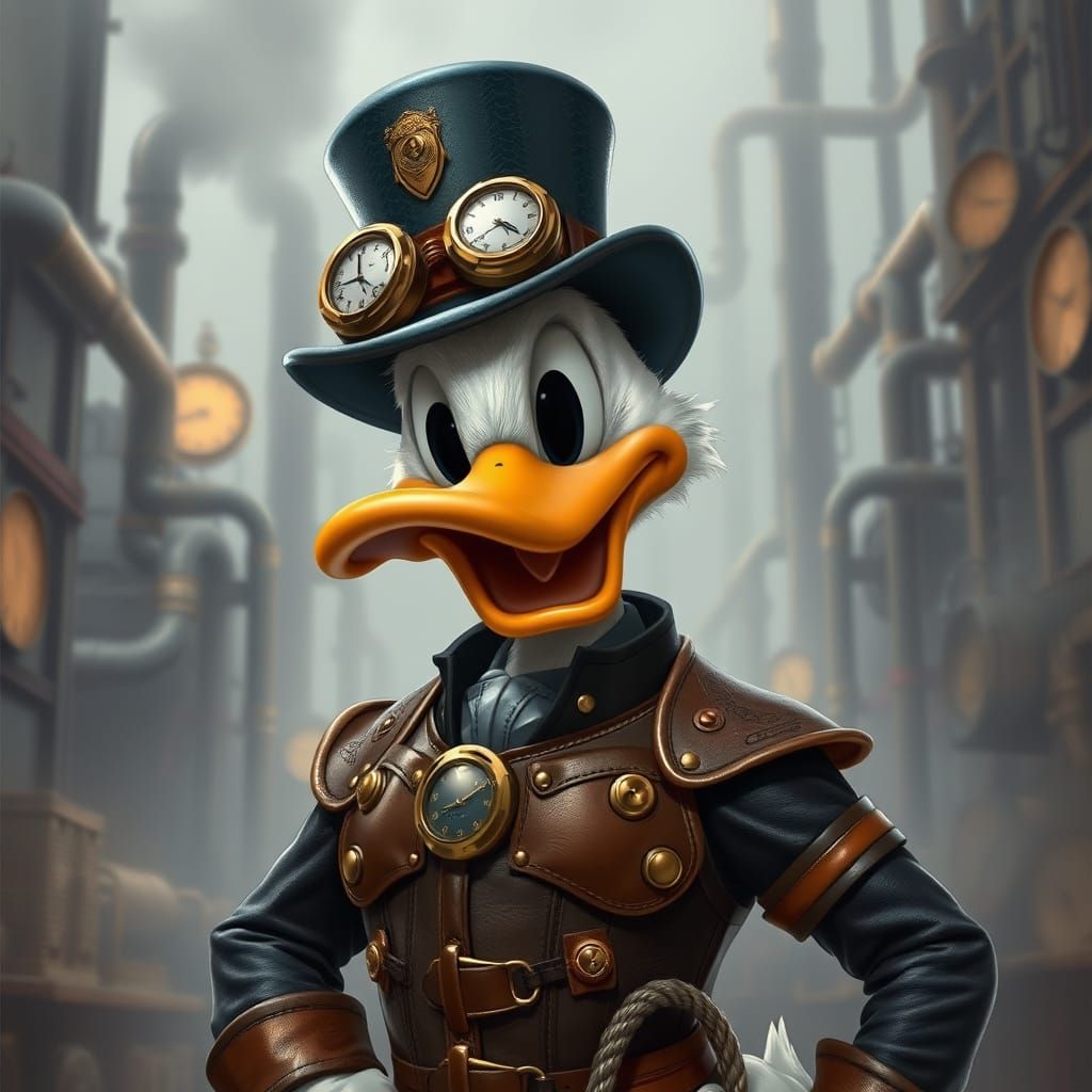 Steam Punk Donald Duck