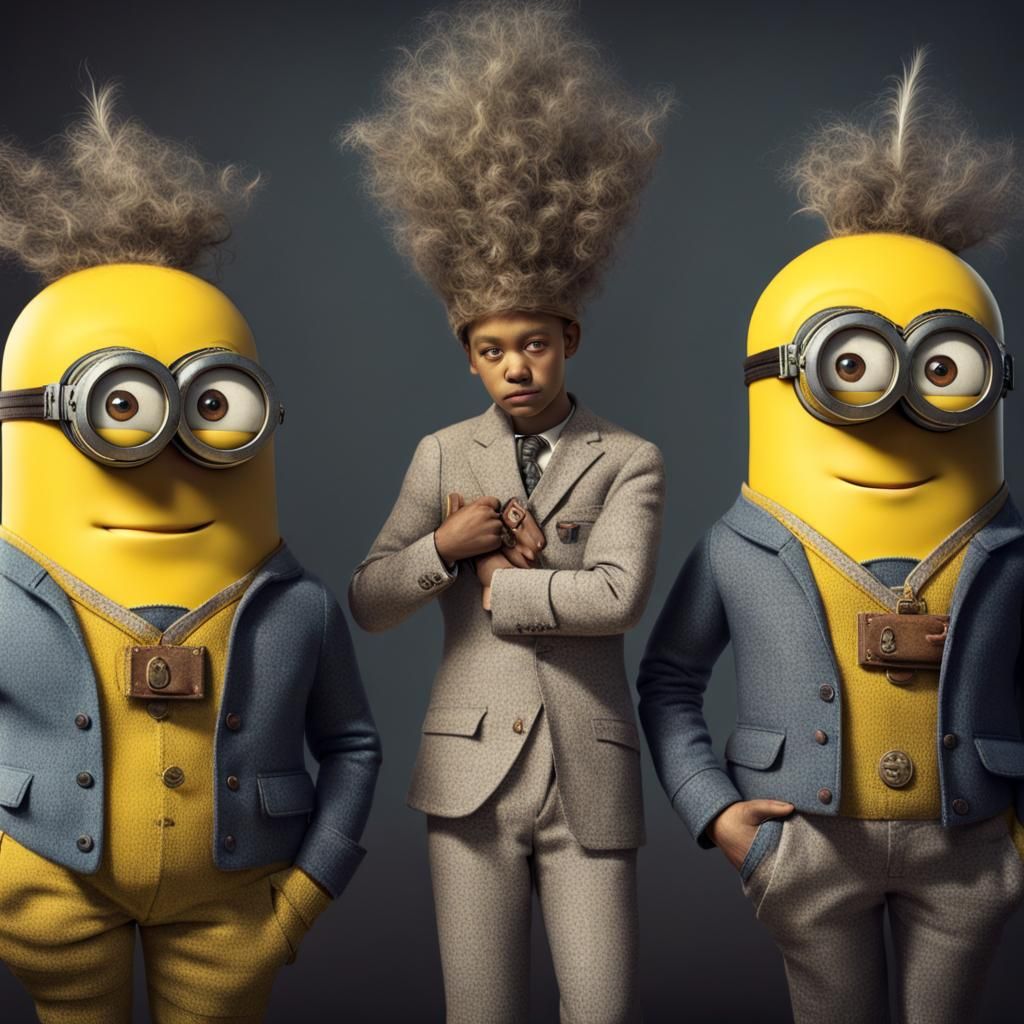 Hyperrealistic Minions in LGBTQ Attire