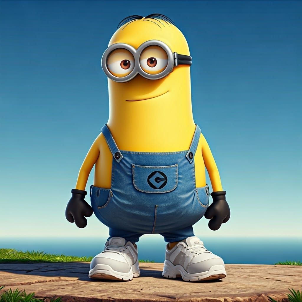 Rod Wave as Cartoon Minion in 3D Style