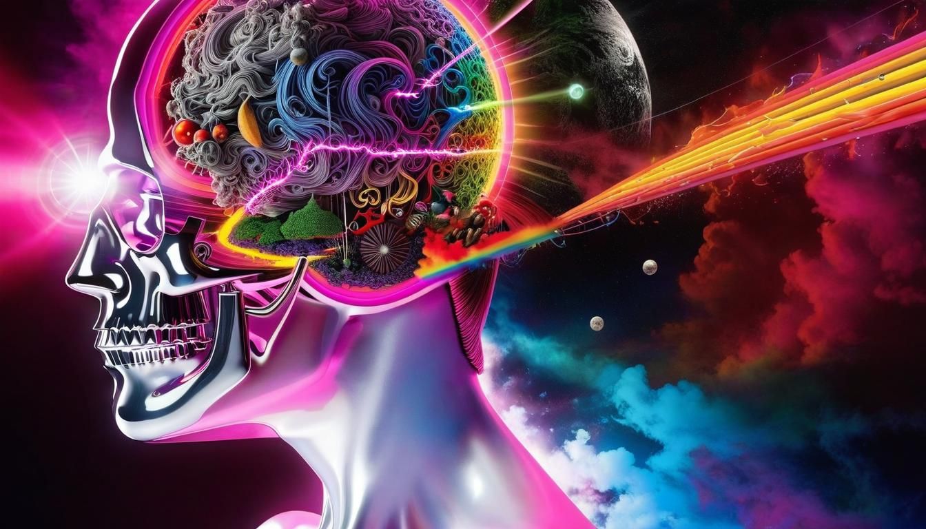 Surreal Brain Damage Psychedelic Tribute Art