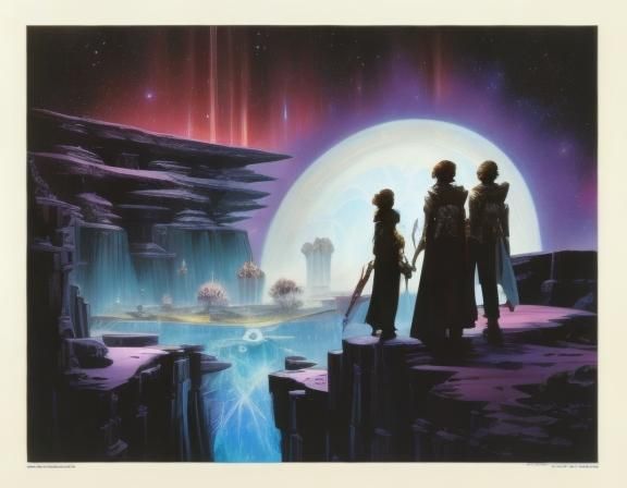 Epic Space Opera Cover Art: Crystal Star Galaxy