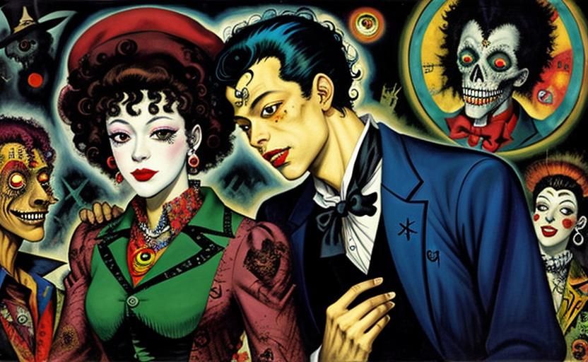 Vampires in Love: A Dark Fantasy Afrofuturism Piece