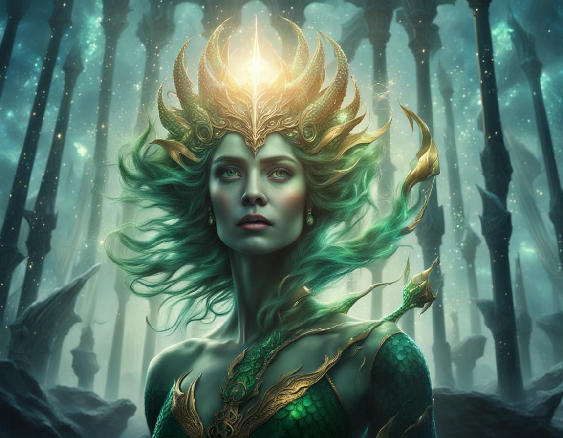 Powerful Mermaid Princess Ruling Ocean Empire