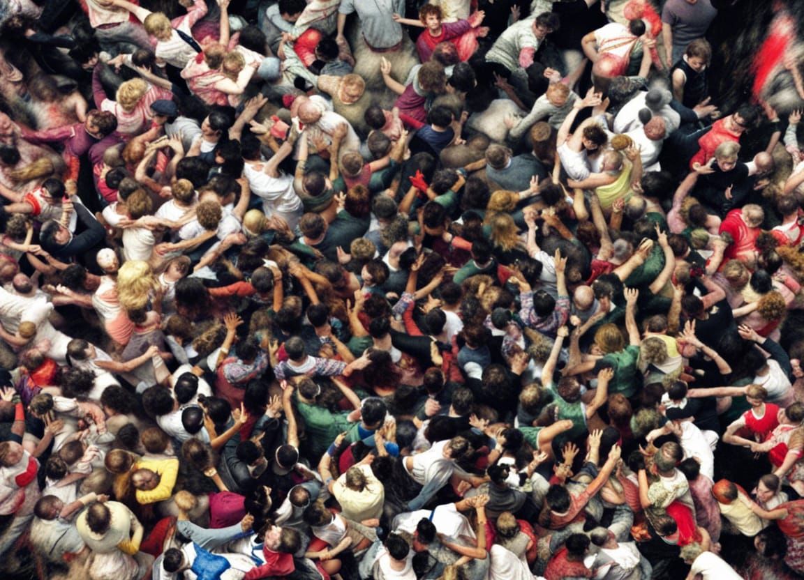 Abstract Chaos Generated by AI