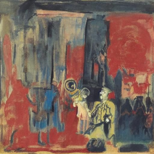Vampire's Gift: Rothko and Korovin Inspired Art