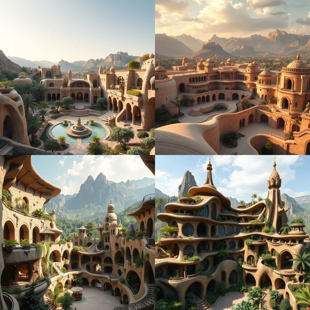 Organic Architectural Wonders in Menqara's Harmony with Natu...