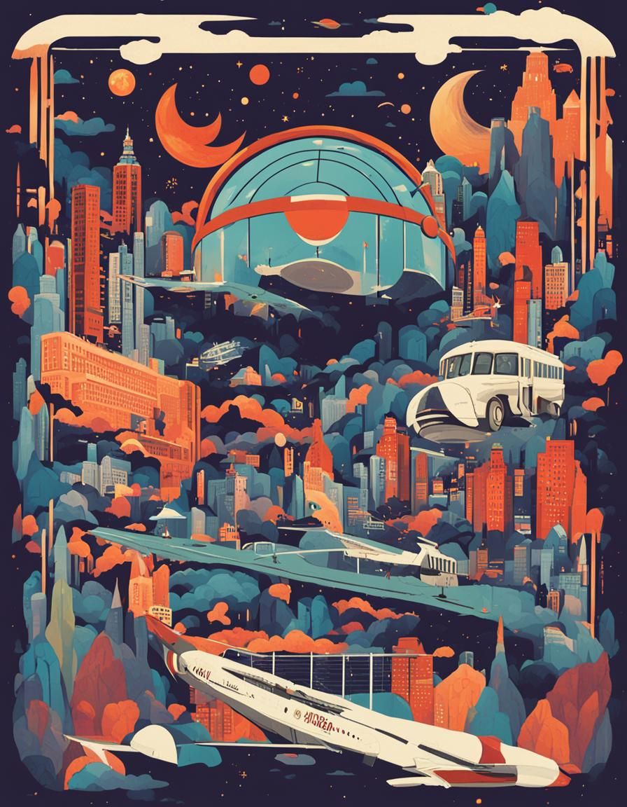 Abstract Image Created from Simple AI Prompt