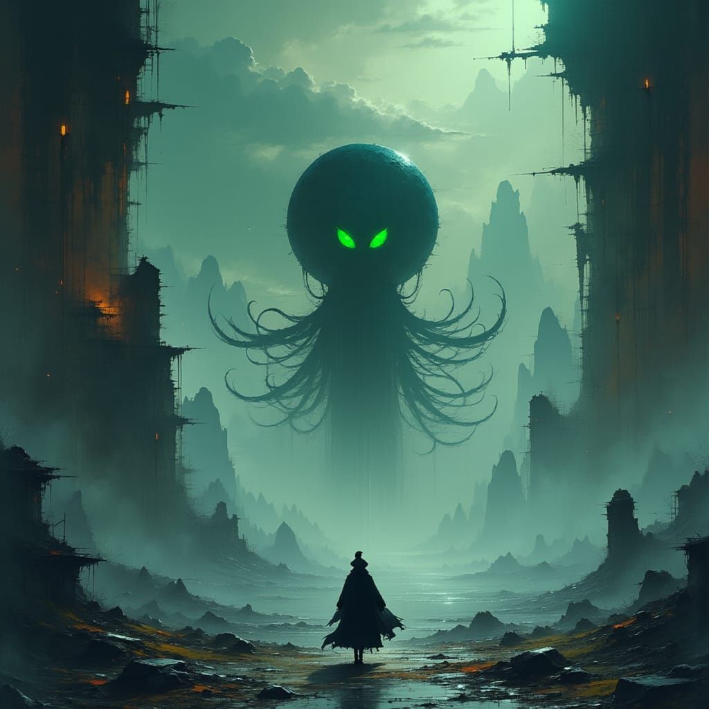 Squid Game Arena: Cinematic Digital Matte Painting