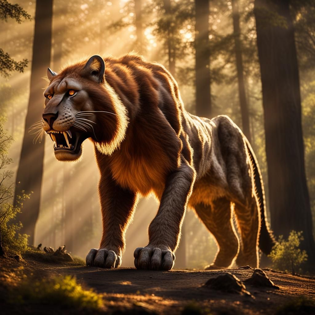 Supposed to be a Smilodon 🤔