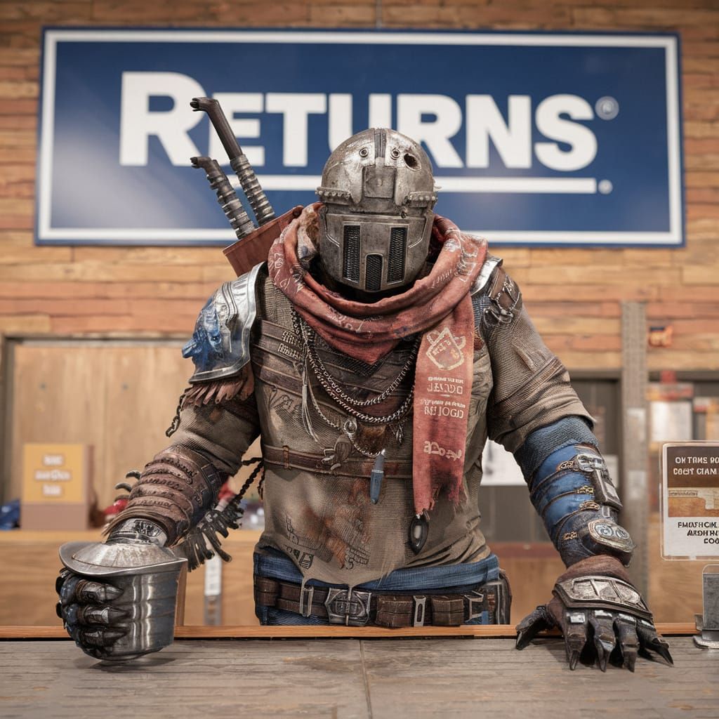 Post-Apocalyptic Warrior Scans Returns at Desolate Lowe's