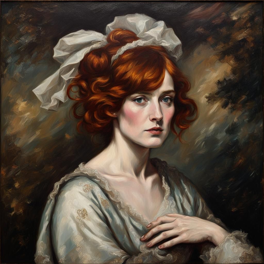 Florence Welch in the Style of Joshua Reynolds