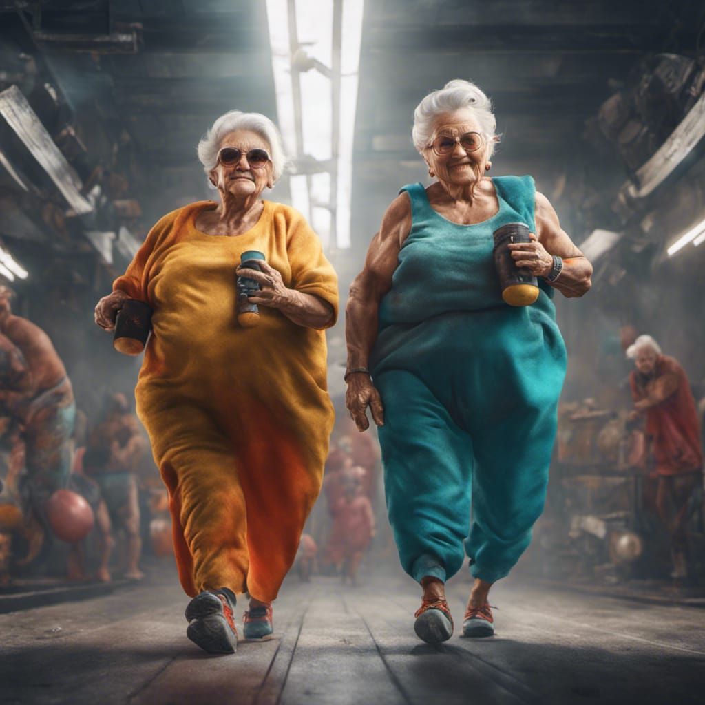 Before we became the bodybuilder grandma's